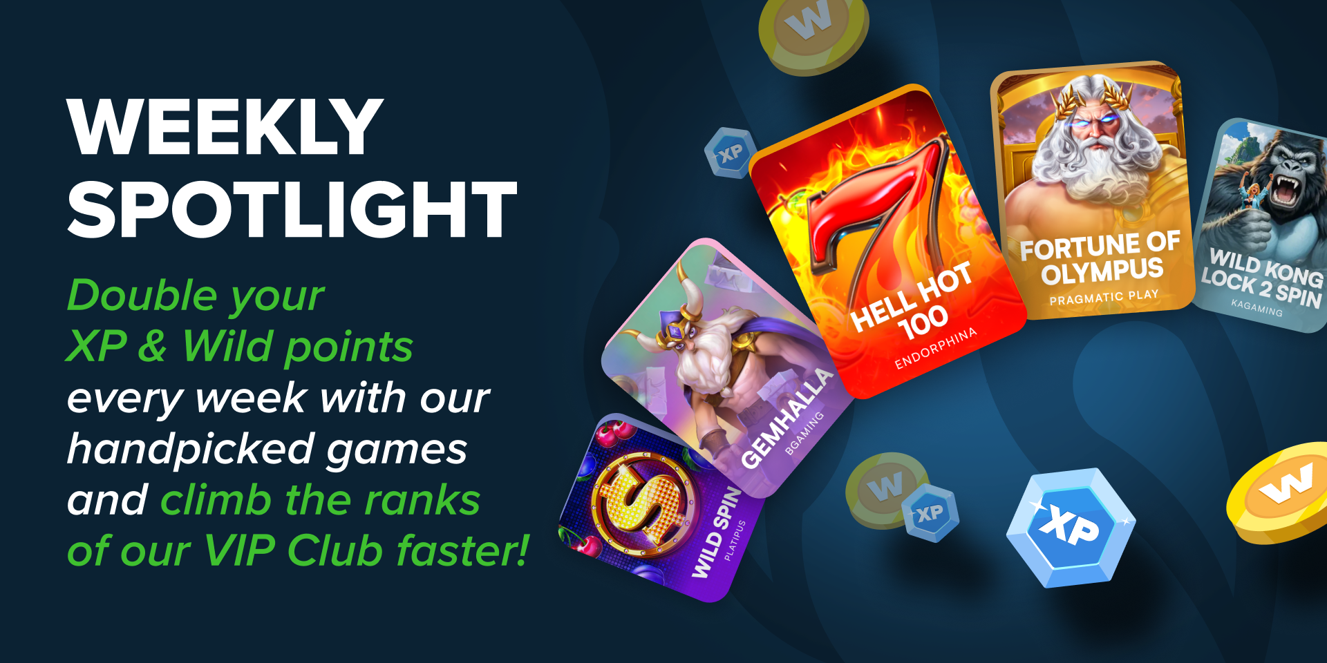 Promotion Weekly Spotlight - Double XP & Wild Points