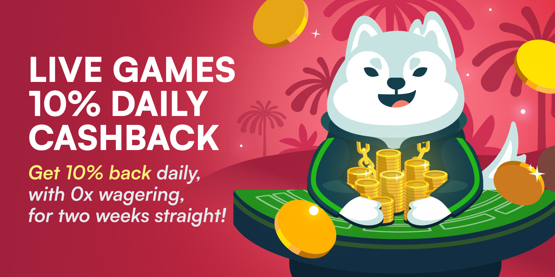Promotion Live Dealer Cashback