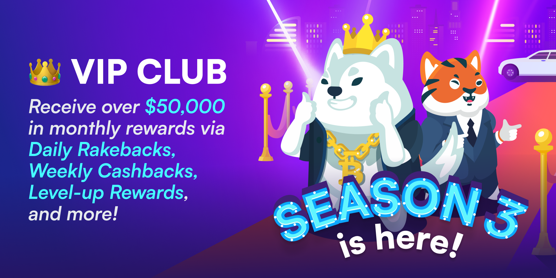 Promotion VIP Club - $100,000 in Rewards
