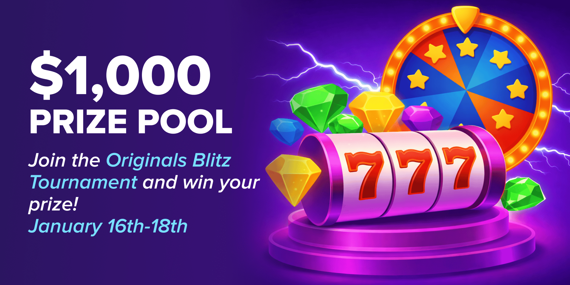 Promotion $1,000 Originals Blitz Tournament
