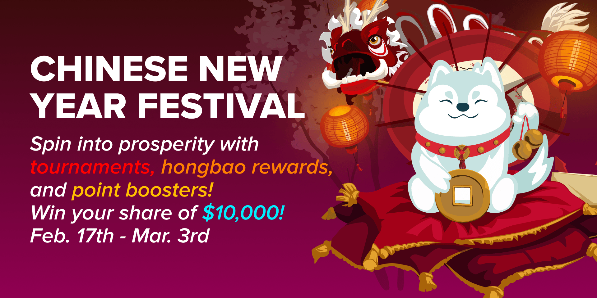 Promotion $10,000 Chinese New Year Festival
