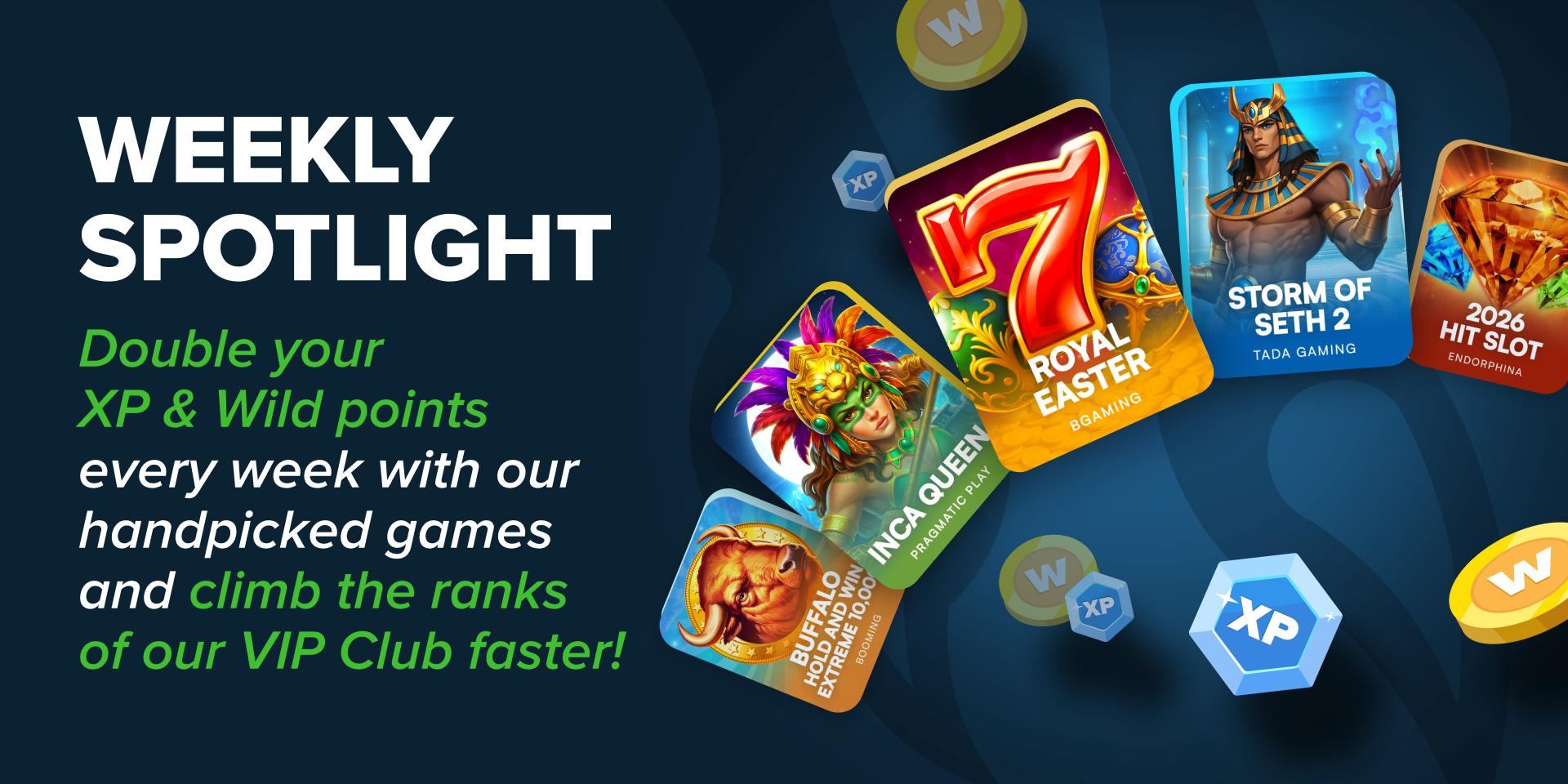 Promotion Weekly Spotlight - Double XP & Wild Points
