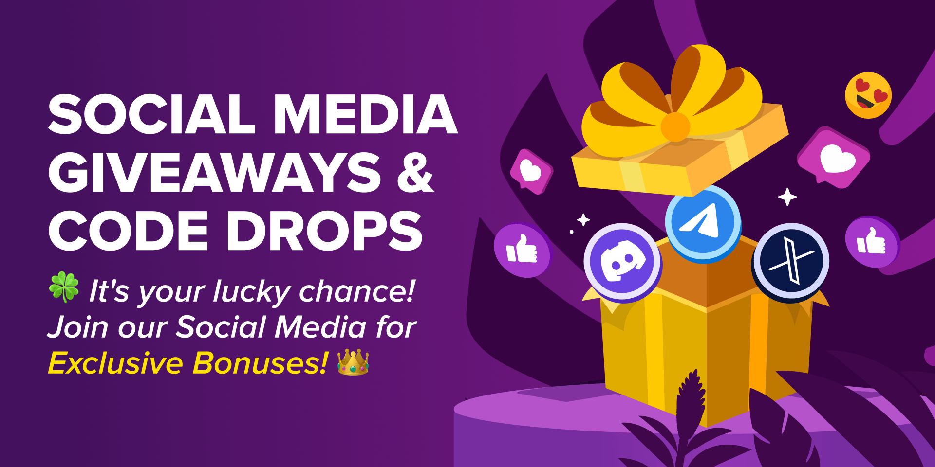 Promotion Social Media Promos - Exclusive Rewards & Giveaways