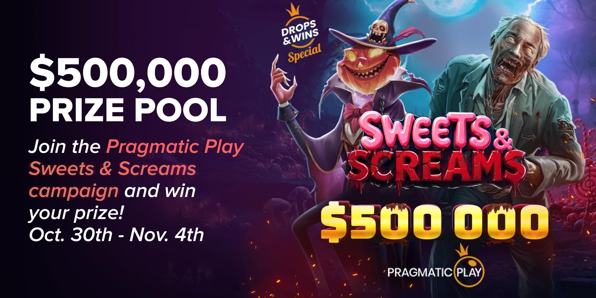 Promotion Pragmatic Play | Sweets & Screams