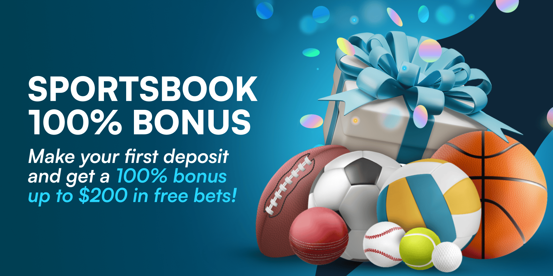 Promotion 100% Sportsbook Bonus - Up to $200 Free Bets