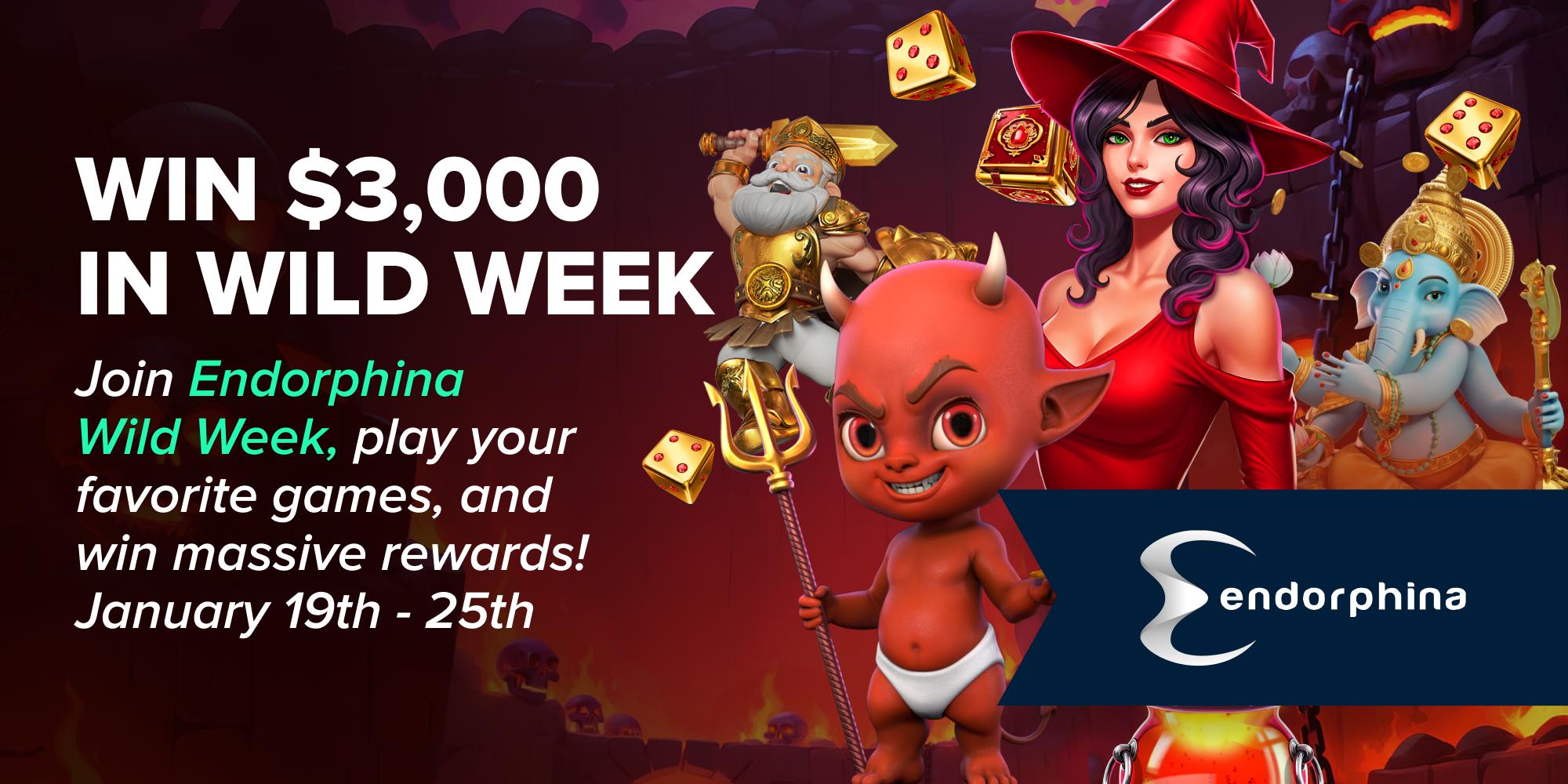 Promotion $3,000 Endorphina Wild Week