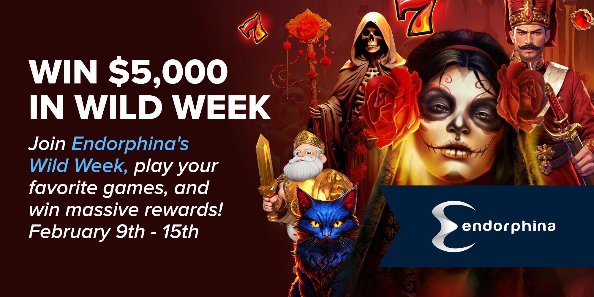 Promotion $5,000 Wild Week Endorphina