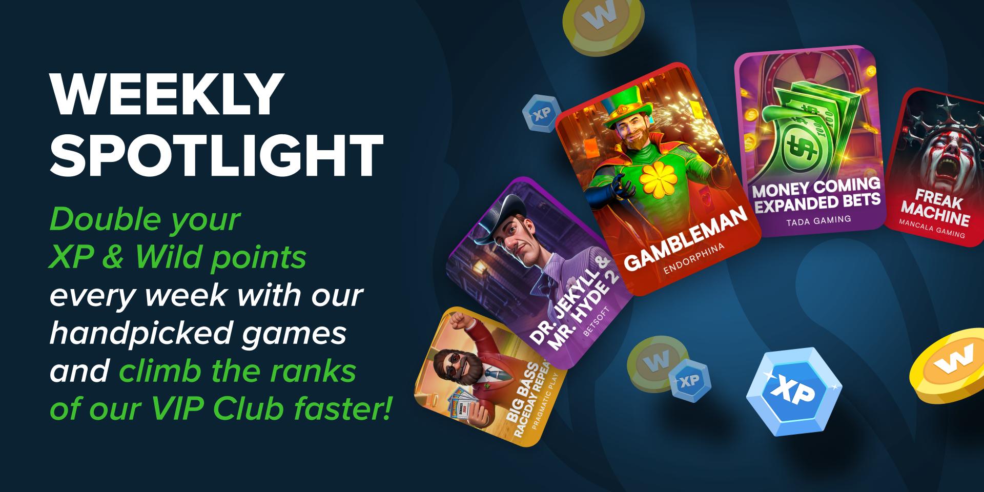 Promotion Weekly Spotlight - Double XP & Wild Points