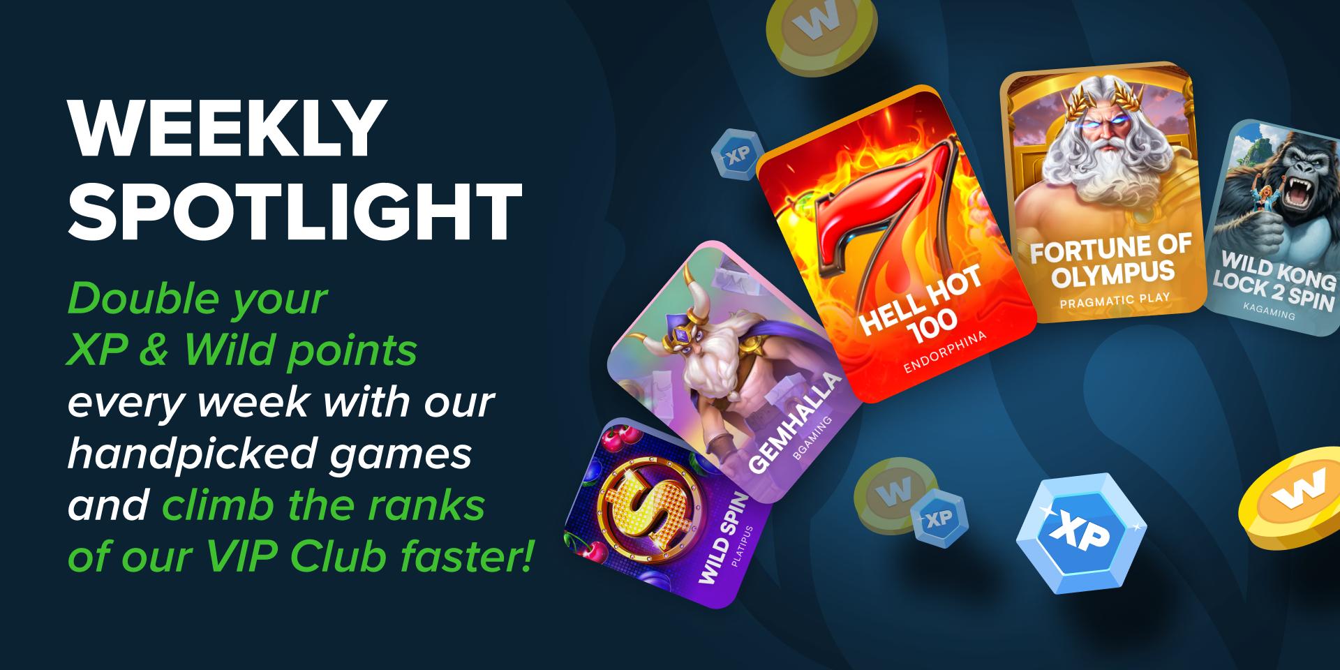 Promotion Weekly Spotlight - Double XP & Wild Points