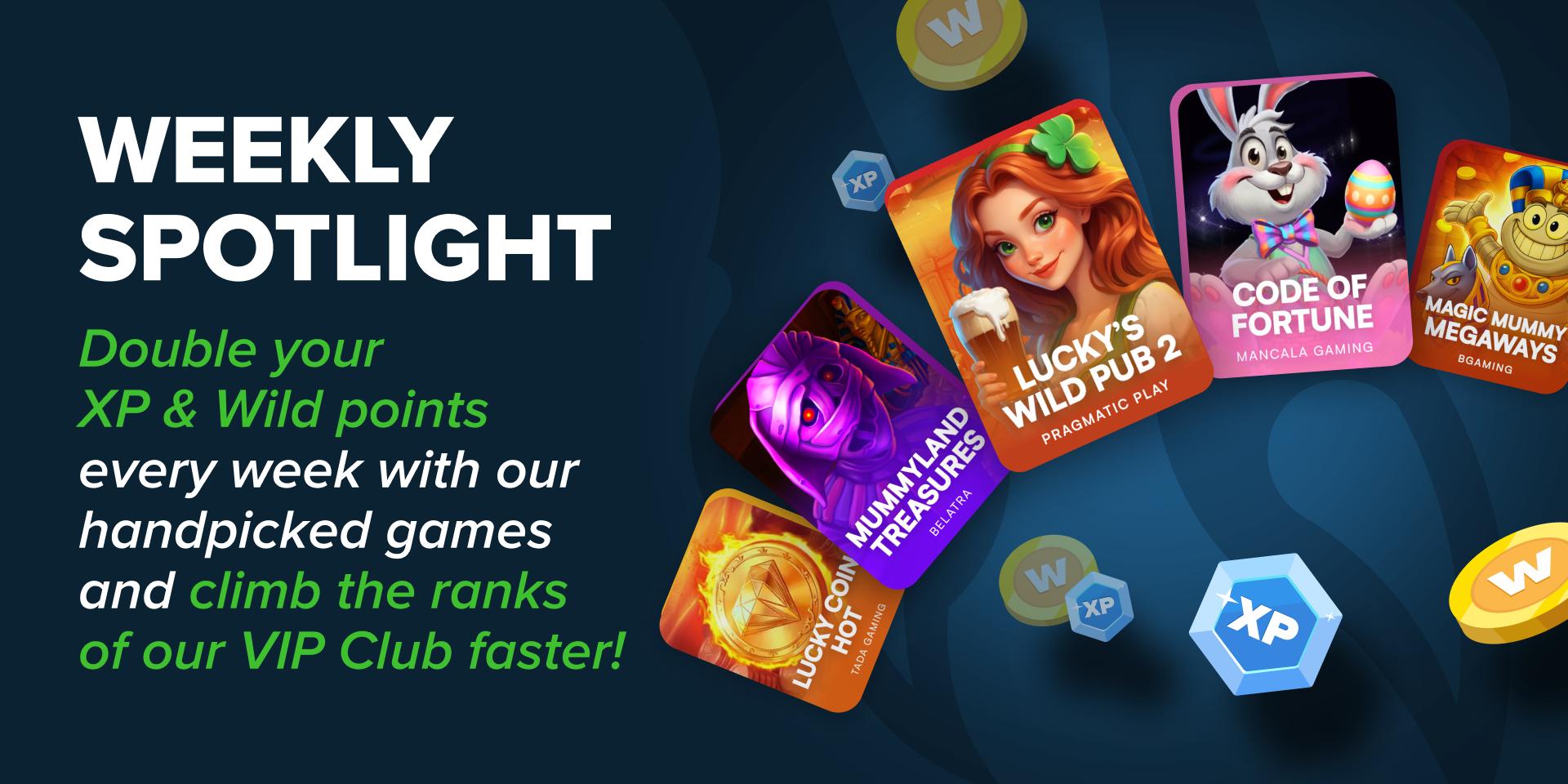 Promotion Weekly Spotlight - Double XP & Wild Points