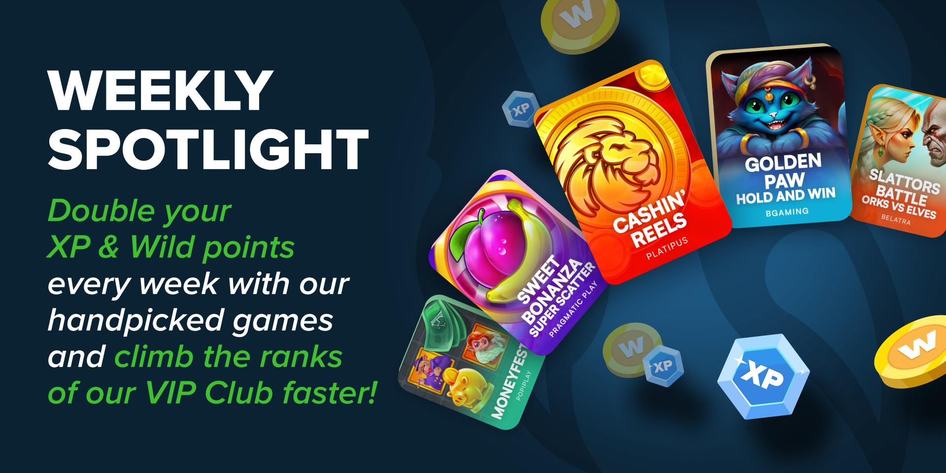 Promotion Weekly Spotlight - Double XP & Wild Points