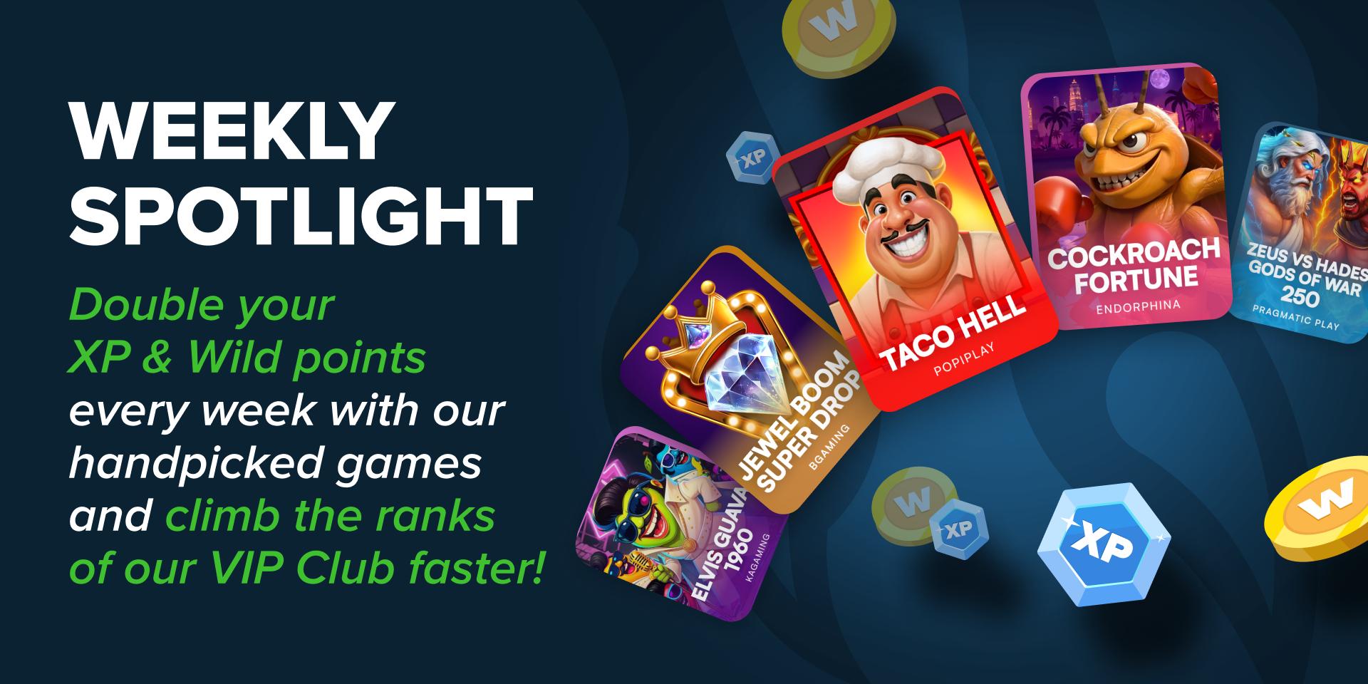 Promotion Weekly Spotlight - Double XP & Wild Points
