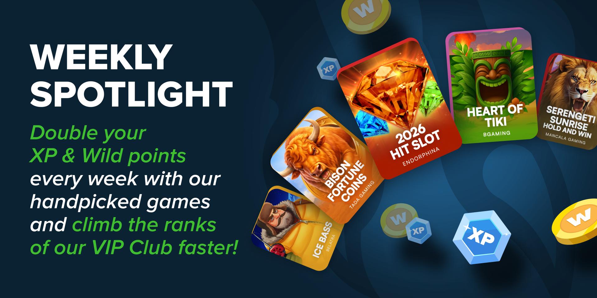 Promotion Weekly Spotlight - Double XP & Wild Points