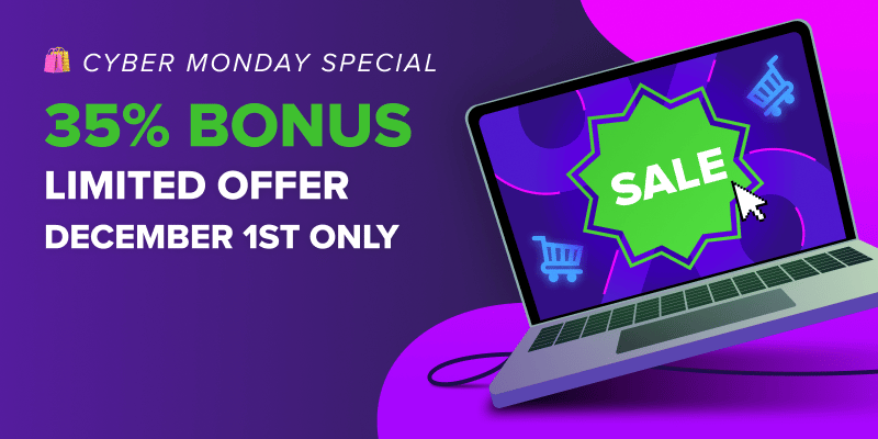 Banner slide for /promotions/cyber-monday-reload