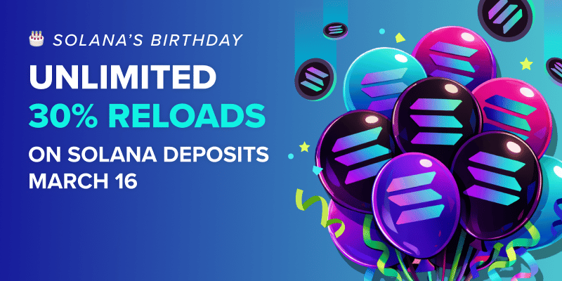 Banner slide for /promotions/solana-unlimited-reloads