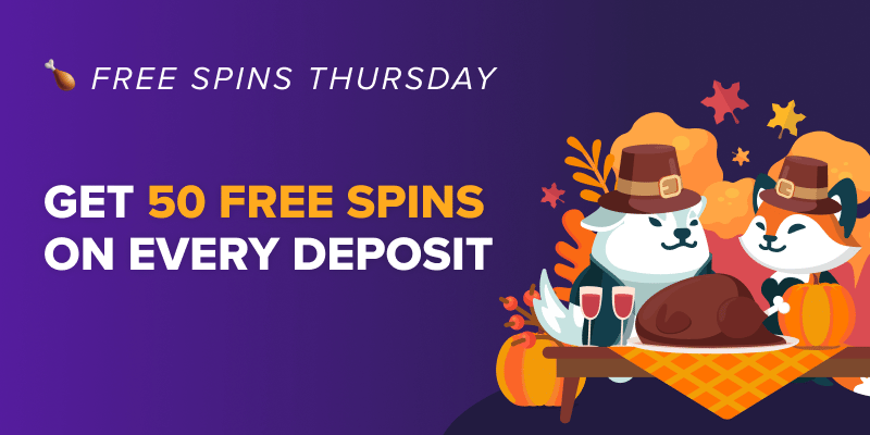 Banner slide for /promotions/free-spins-thursday-feast