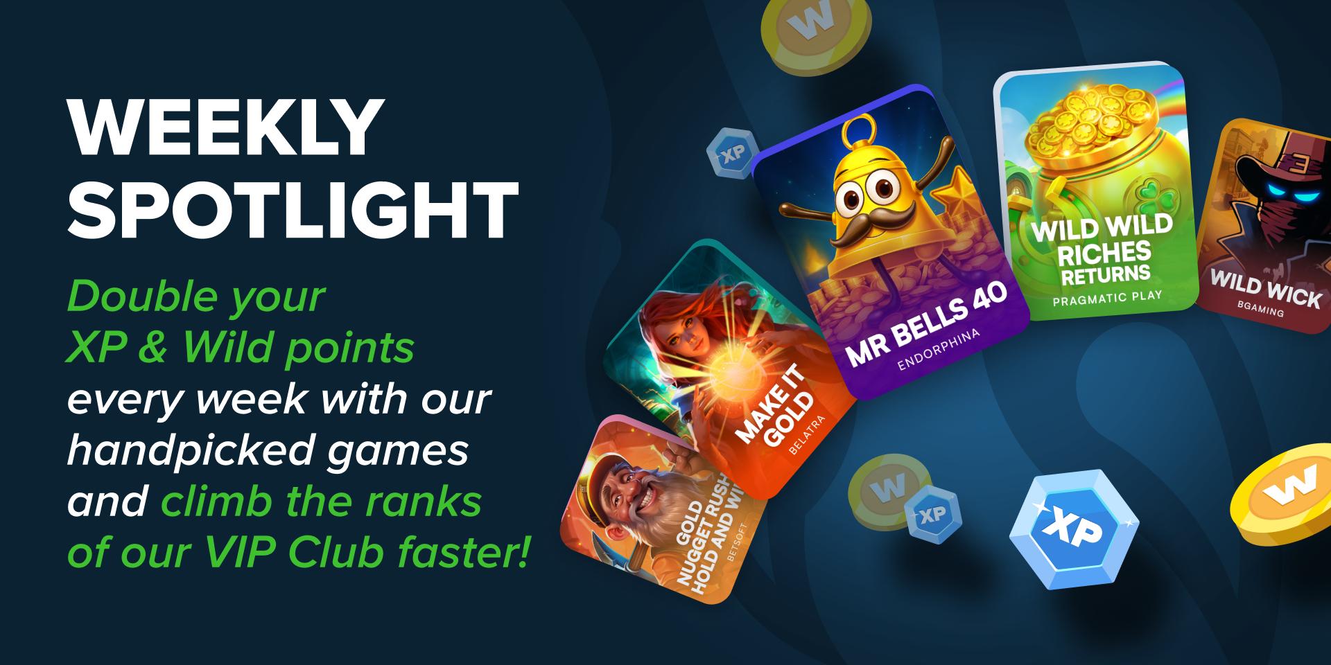 Promotion Weekly Spotlight - Double XP & Wild Points