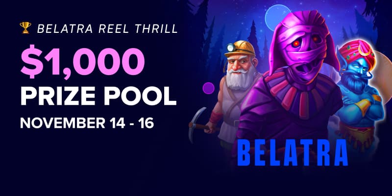 Banner slide for /promotions/belatra-reel-thrill