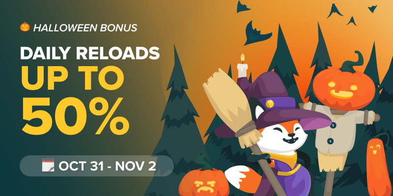 Banner slide for /promotions/halloween-bonus